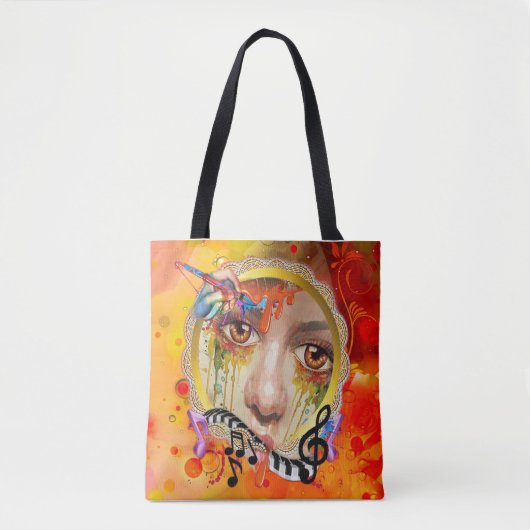Het artistieke pallet tote bag (Voorkant)