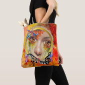 Het artistieke pallet tote bag (Dichtbij)