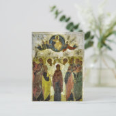 Het Ascension Orthodox Christelijk Icoon Briefkaart (Staand voorkant)
