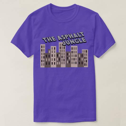Het asfalt Oerwoud T-shirt (Design voorkant)