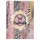 Het asociale vlinderklembord klembord (Achterkant)