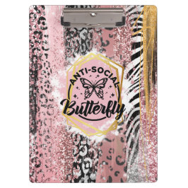 Het asociale vlinderklembord klembord