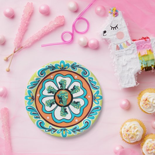 Het Assyrische King Paper Bord (Feest)