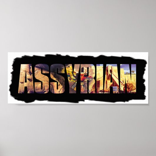 Het Assyrische Poster van Word (Voorkant)