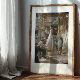 Het Atelier: Een Tijdloze Haute Couture Pasvorm Poster