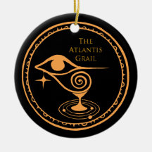 Het Atlantis Grail Holiday Ornament - LABEL Logo