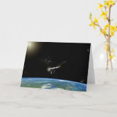 Het Atlas V541 lanceervoertuig in een baan om de a Kaart (Gele Bloem)