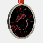 Het atomium metalen ornament (Rechts)