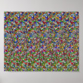 Het atomium - Verborgen 3D-afdrukken Poster (Voorkant)