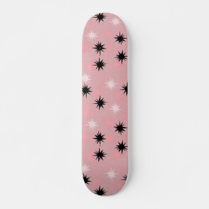 Het atoom Roze Dek van het Skateboard Starbursts