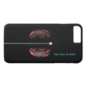 Het Atoom Splijten Case-Mate iPhone Case (Achterkant (Horizontaal))