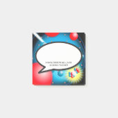 Het Atoom Splitsen Spreekballon Wetenschapsleraar Post-it® Notes (Voorkant)