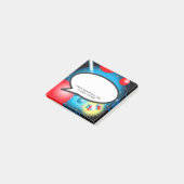 Het Atoom Splitsen Spreekballon Wetenschapsleraar Post-it® Notes (Schuin)