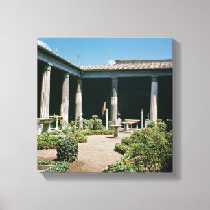 Het Atrium, Huis van de Vettii Canvas Afdruk
