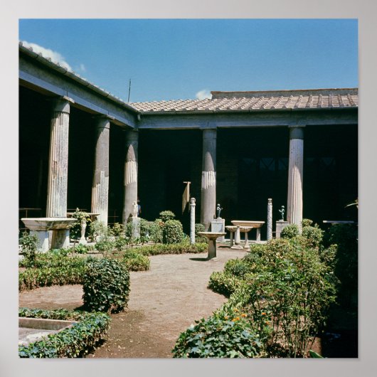 Het Atrium, Huis van de Vettii Poster (Voorkant)