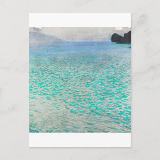 Het Attermeer, Gustav Klimt Briefkaart (Voorkant)