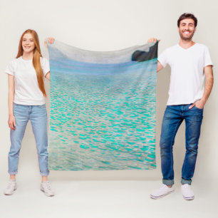 Het Attermeer, Gustav Klimt Fleece Deken
