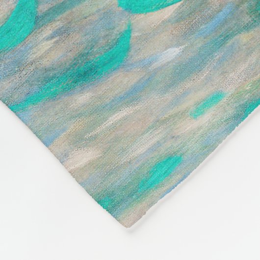 Het Attermeer, Gustav Klimt Fleece Deken (Hoek)