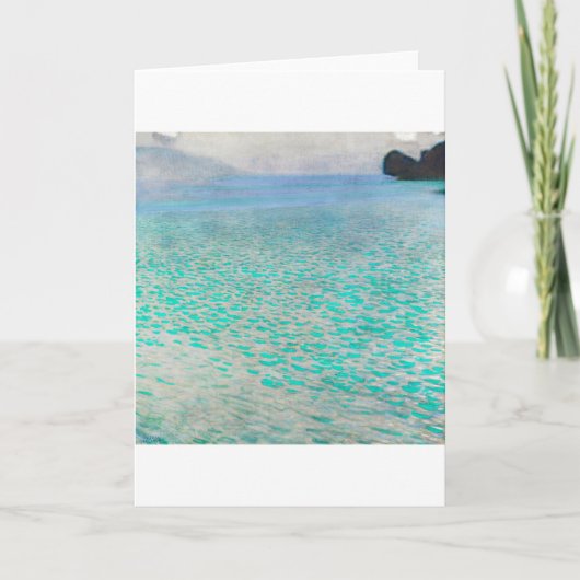 Het Attermeer, Gustav Klimt Kaart (Voorkant)