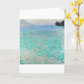 Het Attermeer, Gustav Klimt Kaart (Gele Bloem)