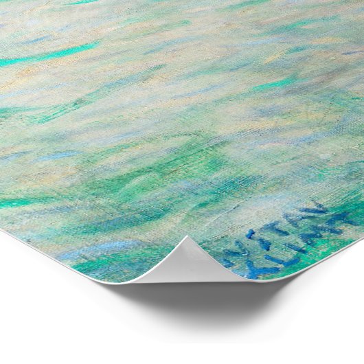 Het Attermeer, Gustav Klimt Poster (Hoek)