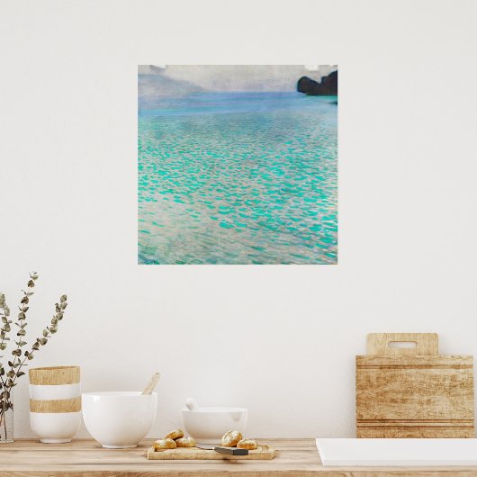 Het Attermeer, Gustav Klimt Poster (Keuken)