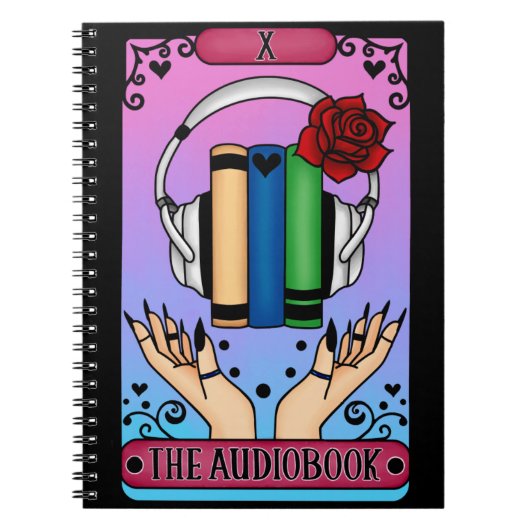 Het Audiobook Tarot Notitieboek (Voorkant)