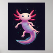 Het Aura Art Poster van Axolotl (Voorkant)