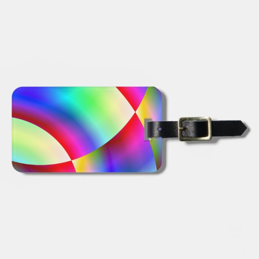 Het Aurora-Bagagelabel Bagagelabel (Voorkant horizontaal)