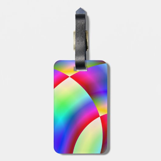 Het Aurora-Bagagelabel Bagagelabel (Achterkant verticaal)