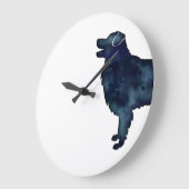 Het Australische Silhouet van de Waterverf van de Grote Klok (Hoek)