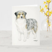 Het Australische Wenskaart van de Kunst van de Kaart (Gele Bloem)