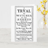 Het authentieke Poster van de Proeven van de Heks Kaart (Gele Bloem)