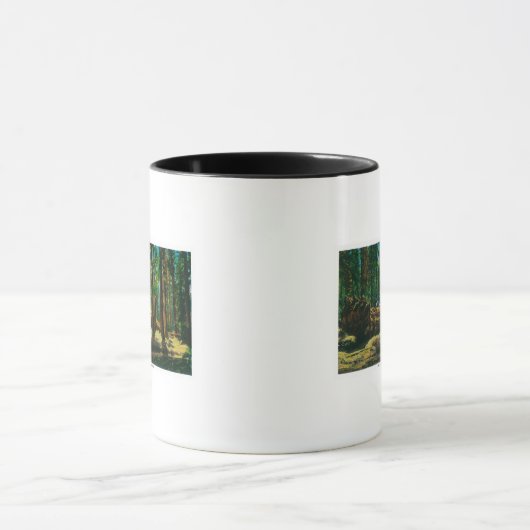 Het auto Login reuzenbos, sequoia's Mok (Midden)