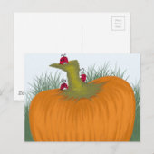 Het Autumn Ladybug die het Schilderen verzamelt Briefkaart (Voorkant / Achterkant)