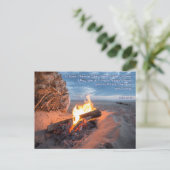 Het avondeten is klaar van de Heer Briefkaart (Staand voorkant)