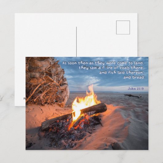 Het avondeten is klaar van de Heer Briefkaart (Voorkant / Achterkant)