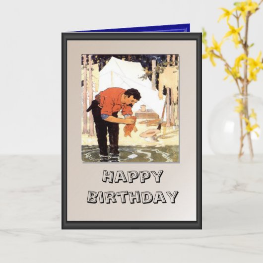 Het avondeten klaarmaken kaart (Gele Bloem)