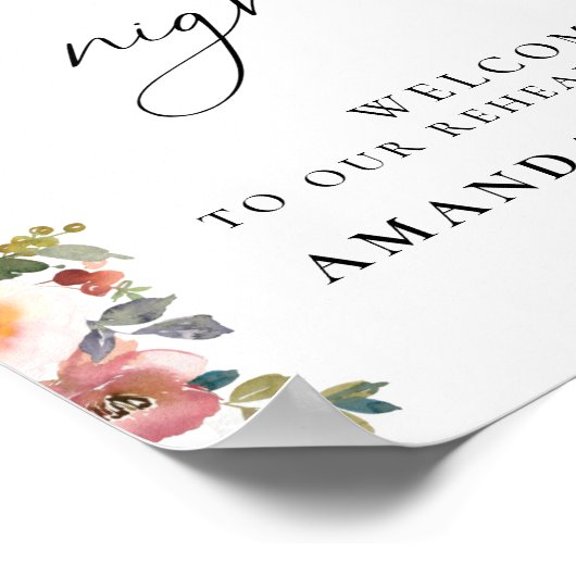 Het avondeten voor de repetitie van de bruiloft he poster (Hoek)