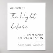 Het avondeten voor de repetitie van de bruiloft he poster (Voorkant)