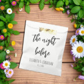 Het avondeten voor de repetitie van het huwelijk bedankzakje