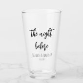 Het avondeten voor de repetitie van het huwelijk glas (Voorkant)