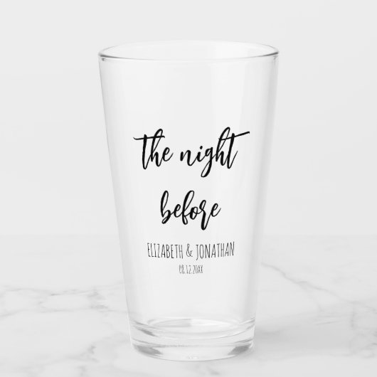 Het avondeten voor de repetitie van het huwelijk glas (Voorkant)