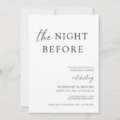 Het avondeten voor de repetitie van het huwelijk kaart (Voorkant)