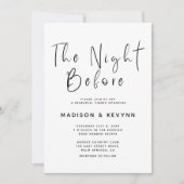 Het avondeten voor de repetitie van het huwelijk kaart (Voorkant)