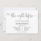 Het avondeten voor de repetitie van het huwelijk kaart (Voorkant)