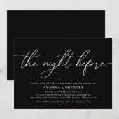 Het avondeten voor de repetitie van het huwelijk kaart (Voorkant / Achterkant)