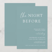 Het avondeten voor de repetitie van het huwelijk kaart (Voorkant / Achterkant)