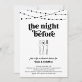 Het avondeten voor de repetitie van het huwelijk kaart (Voorkant)