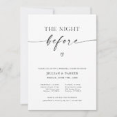 Het avondeten voor de repetitie van het huwelijk kaart (Voorkant)